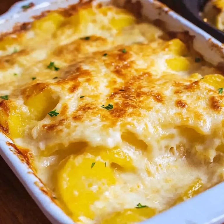 Klassisches Kartoffelgratin
