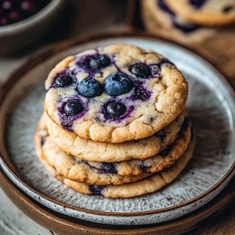 Blueberry Cheesecake Cookies