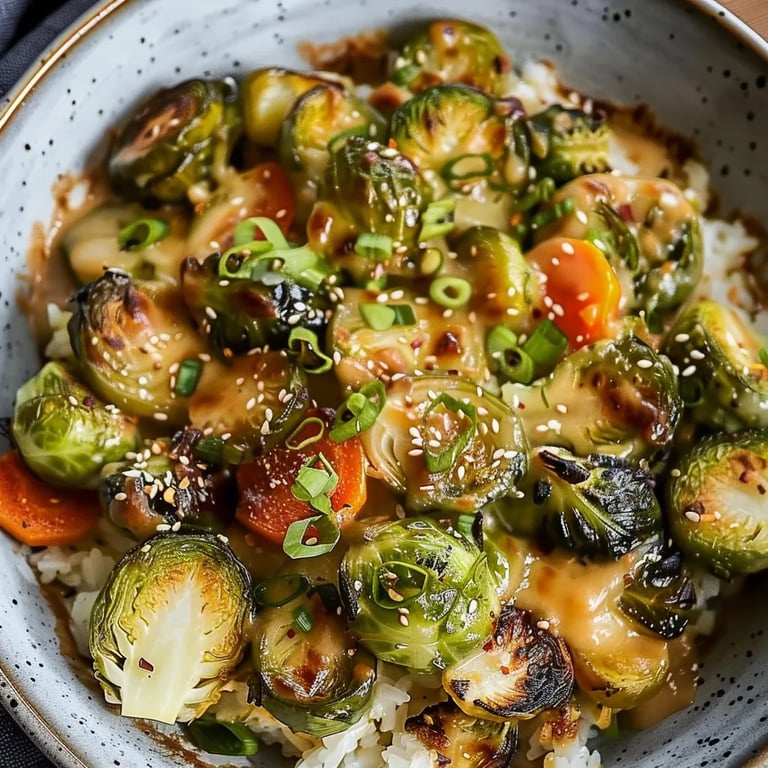 Cremige Rosenkohlpfanne