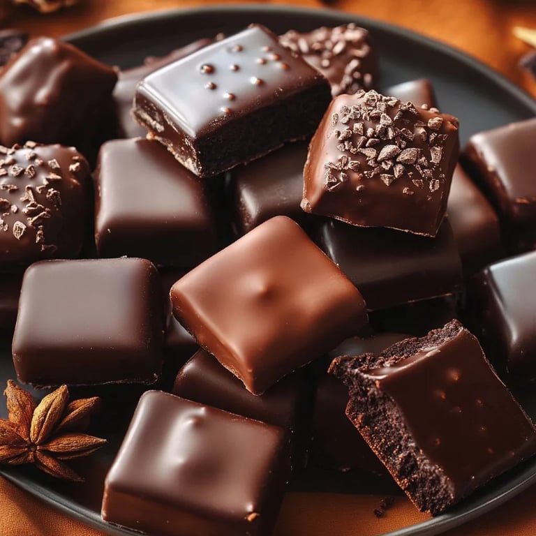 Saftiges Schoko-Gewürz-Konfekt