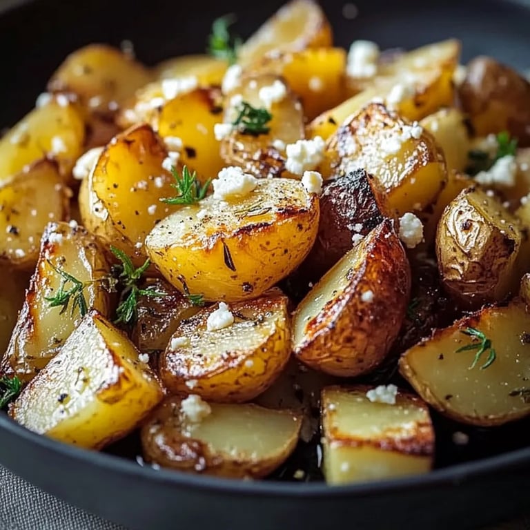 Geröstete Kartoffeln mit Feta