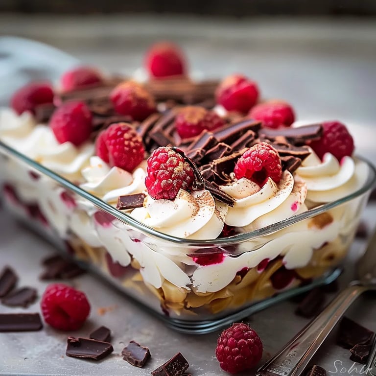 Windbeutel Dessert mit Quark