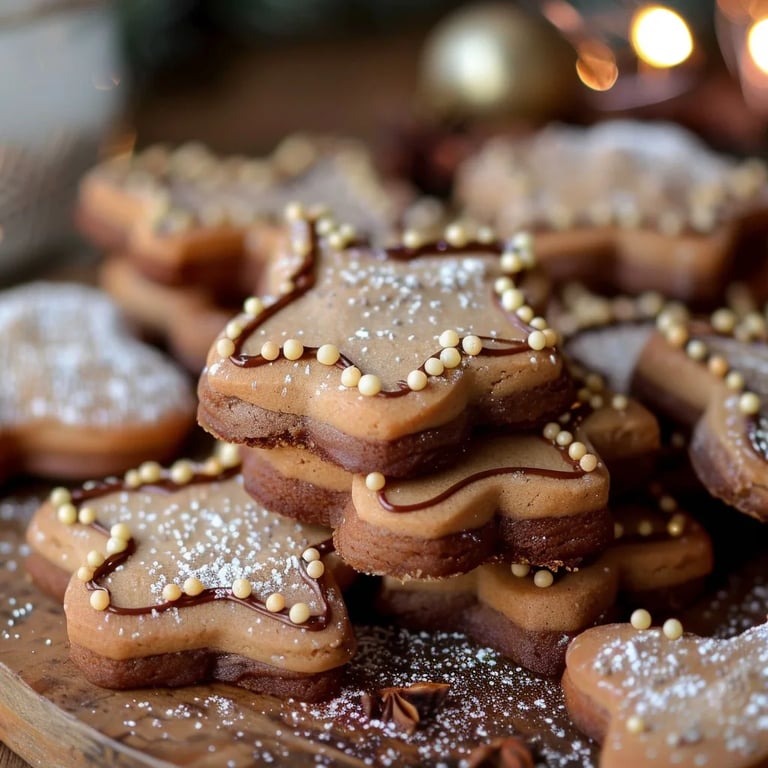 Nutella Plätzchen für Weihnachten