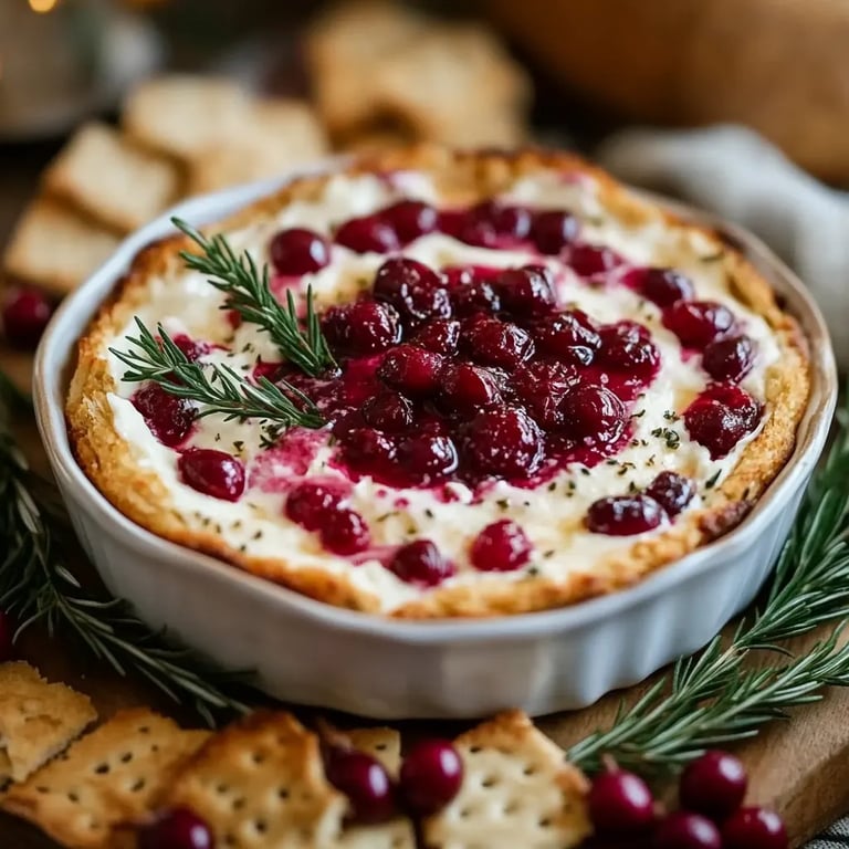 Baked Cranberry Cream Cheese Dip