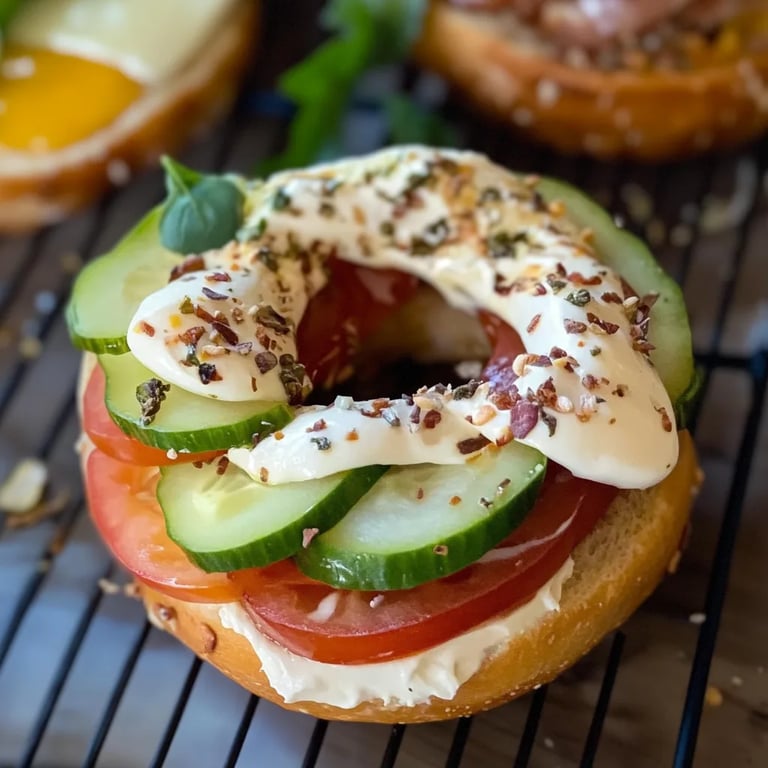 Schnelle Isey Skyr Bagels mit Toppings