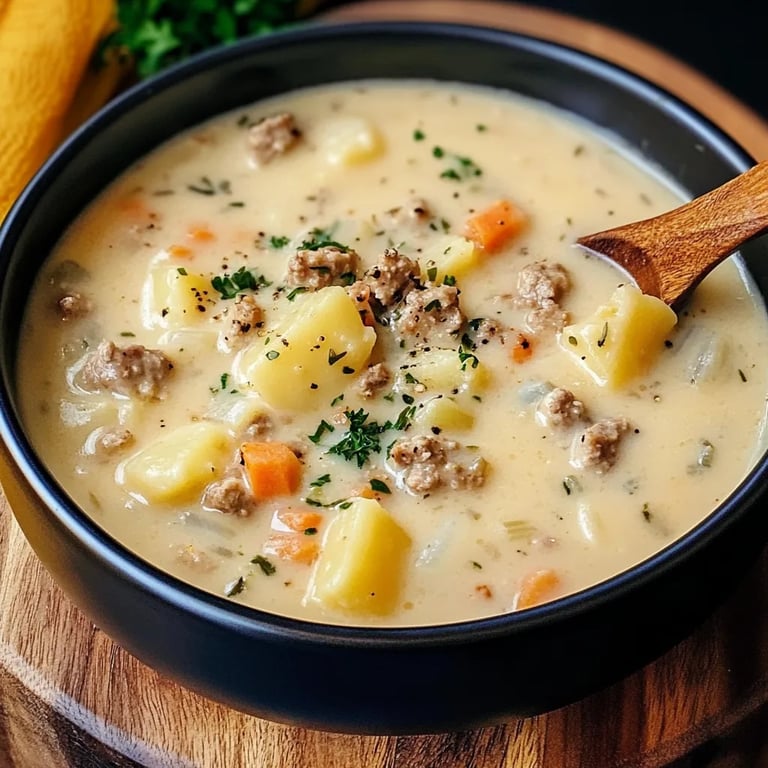 Creamy Sausage & Potato Soup