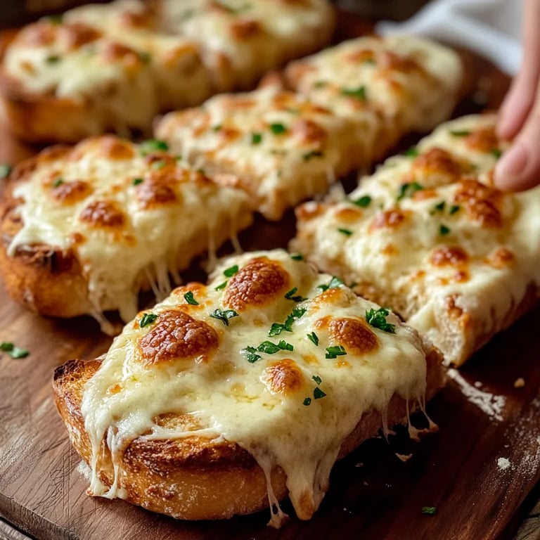 Cheesy Garlic Bread Recipe - Bake with Zoha