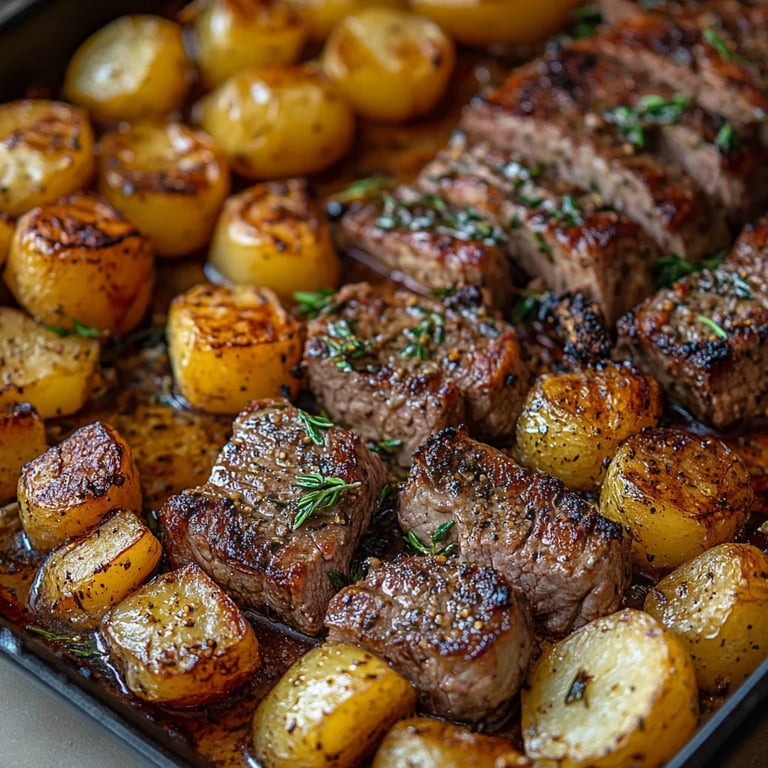 Blechsteak mit Gemüse: Ein Unglaubliches Ultimatives Rezept für 4 Personen