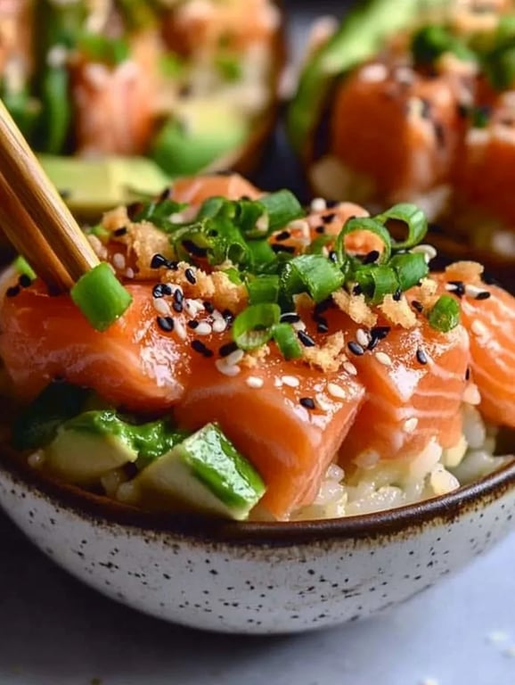 Salmon Crispy Rice