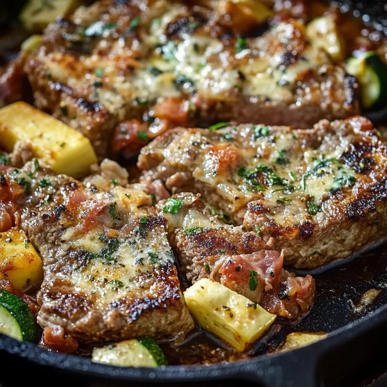 Schnelle Zucchini Hackfleisch Pfanne