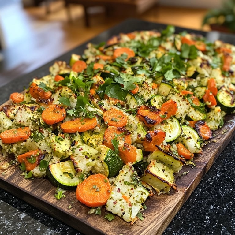 Winterlicher Gesund-&-Leicht-Quinoasalat mit Ofengemüse