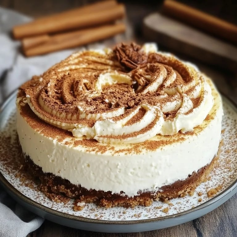 Cinnamon Roll Cheesecake
