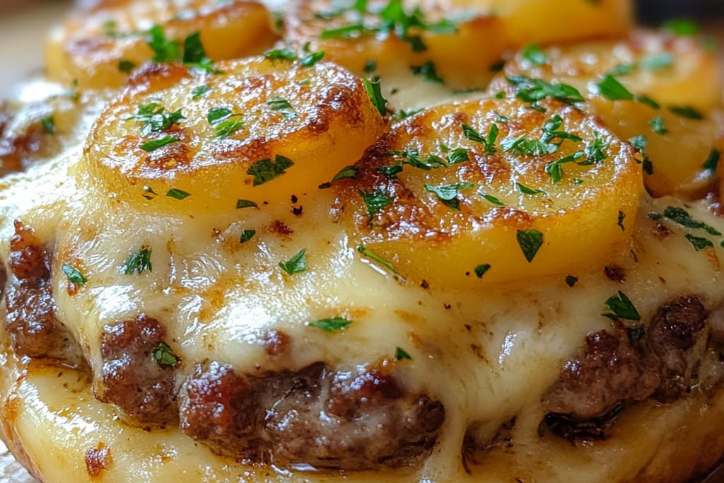 Käse-Hamburger-Kartoffel: Ein Unglaublich Ultimatives Rezept für 6 Personen