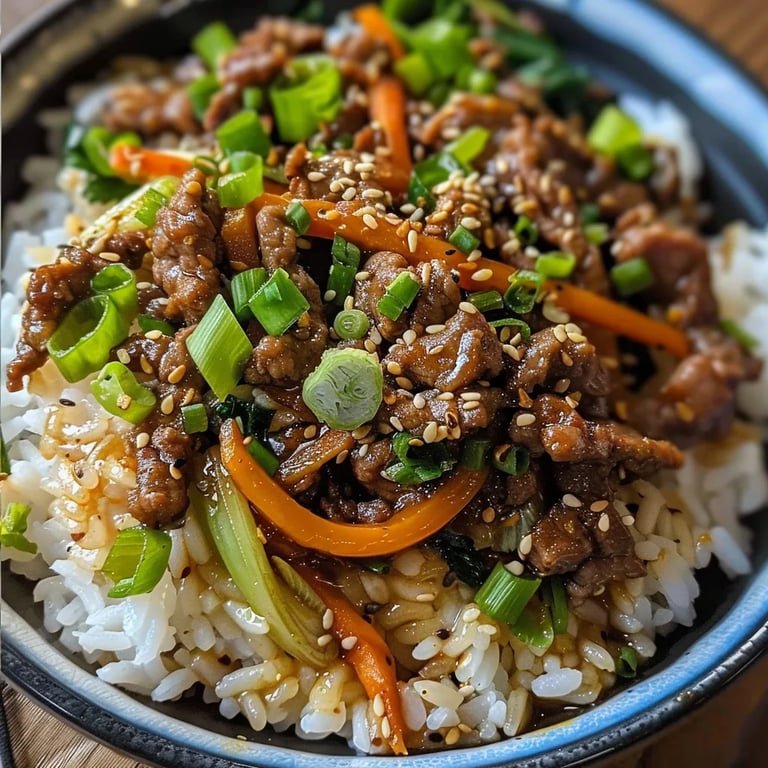 Teriyaki de Carne Molida