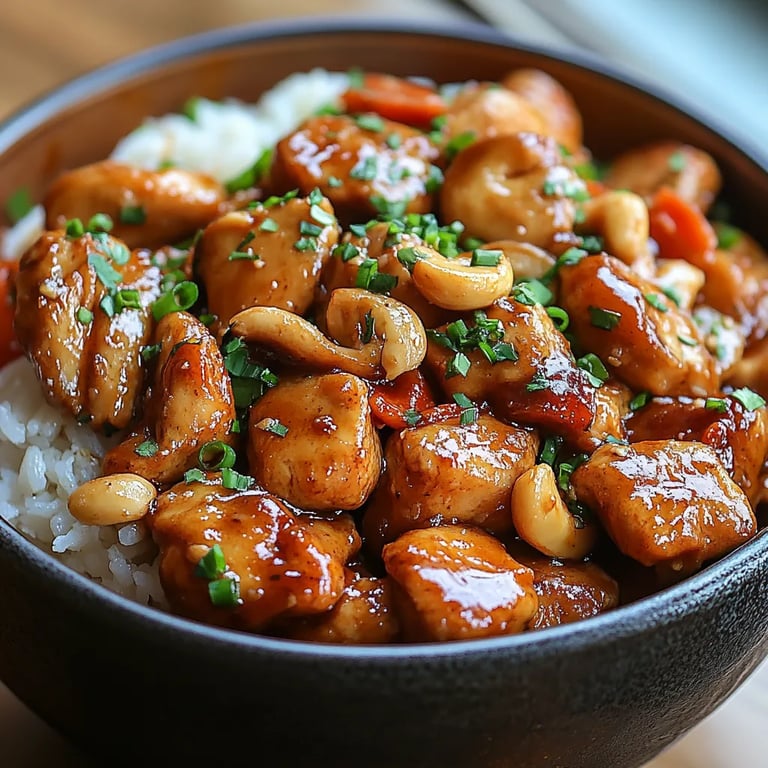 Poulet aux noix de cajou à la mijoteuse : Une Recette Incroyable Ultime