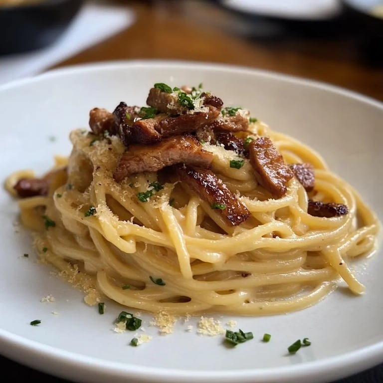Japanese-Style Miso Carbonara