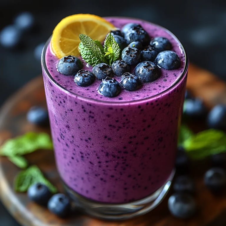 Batido Antiinflamatorio de Arándanos: Una Increíble Receta Última