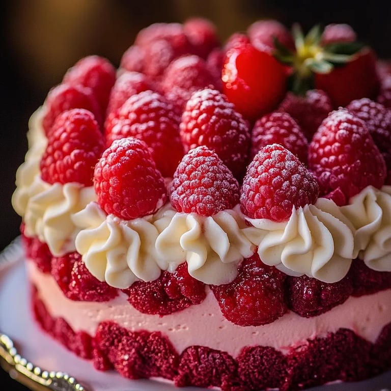 Raspberry Red Velvet Bliss