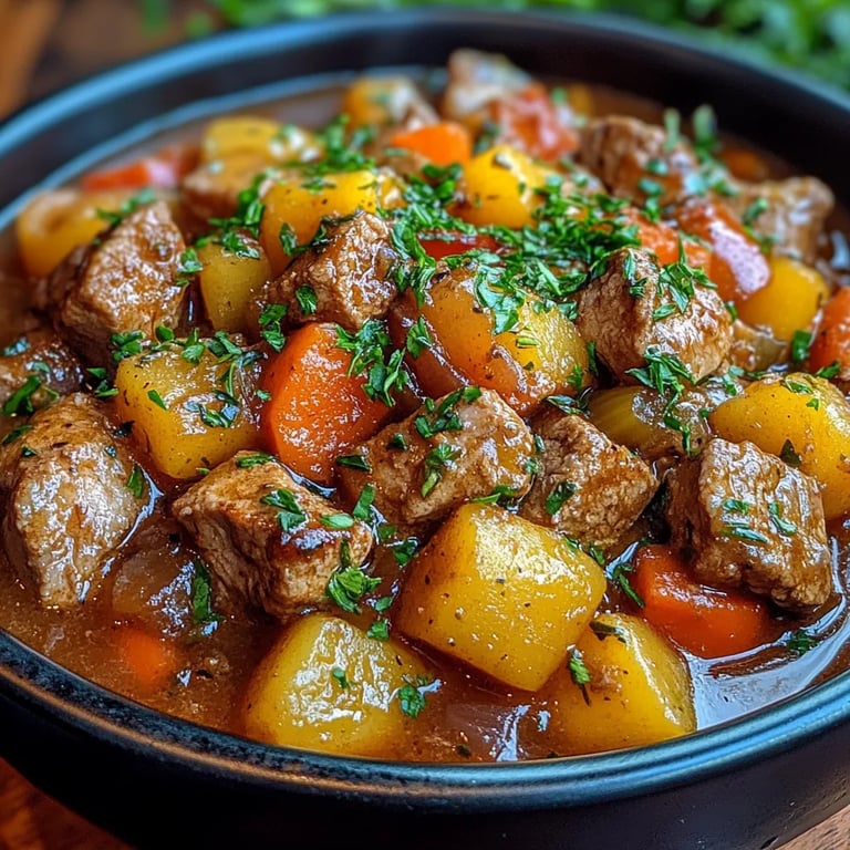 Schweinefleisch-Eintopf aus dem Instant Pot: Ein Unglaublich Ultimatives Rezept für 4 Portionen