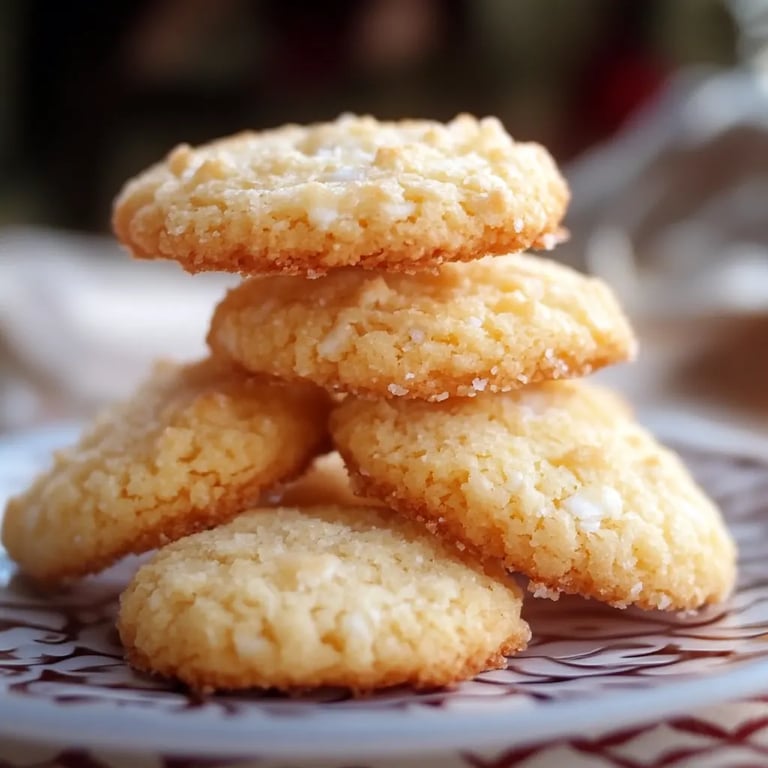 Luftige Kokosplätzchen