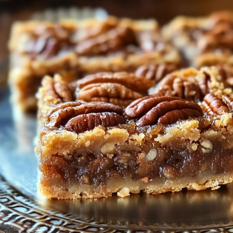 Lazy Pecan Pie Bars