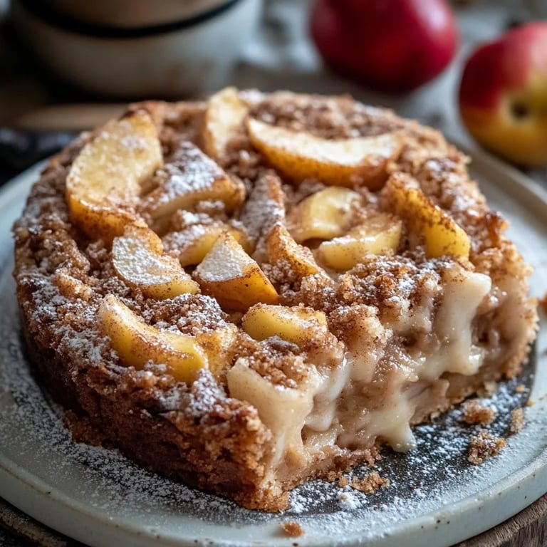 Saftiger Zimtschnecken Apfelkuchen