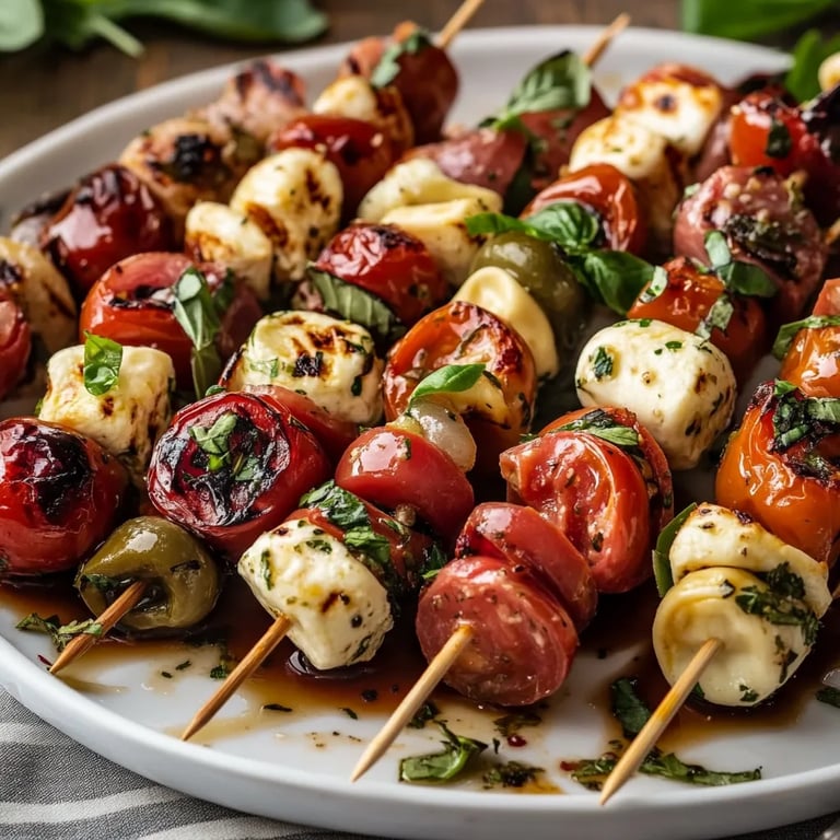 Italian Antipasto Skewers With Marinated Tortellini and Mozzarella: An Incredible Ultimate Recipe