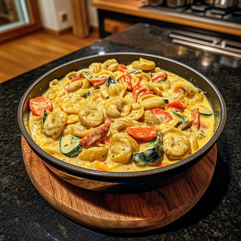 Schnelle-und-Einfache One-Pot-Pasta mit Wintergemüse