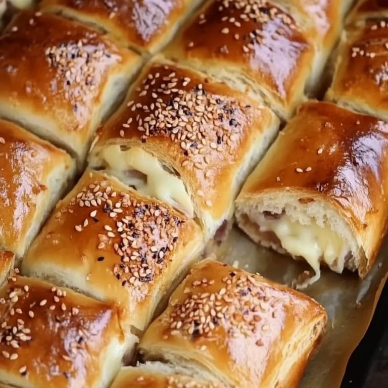 Schinken und Käse Zupfbrot