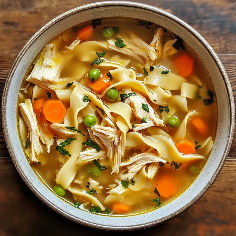 Homemade Chicken Noodle Soup in 30 Minutes