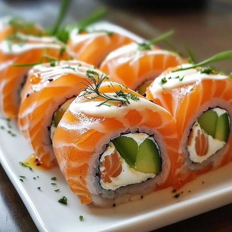 Elegant Chatelaine Smoked Salmon Rolls