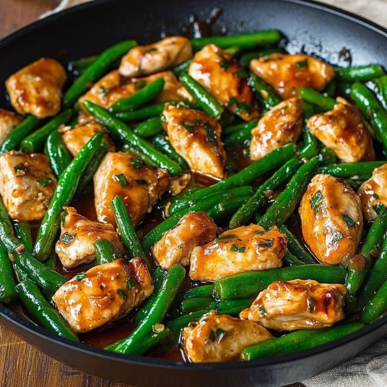 Easy Chicken Breast and Green Beans