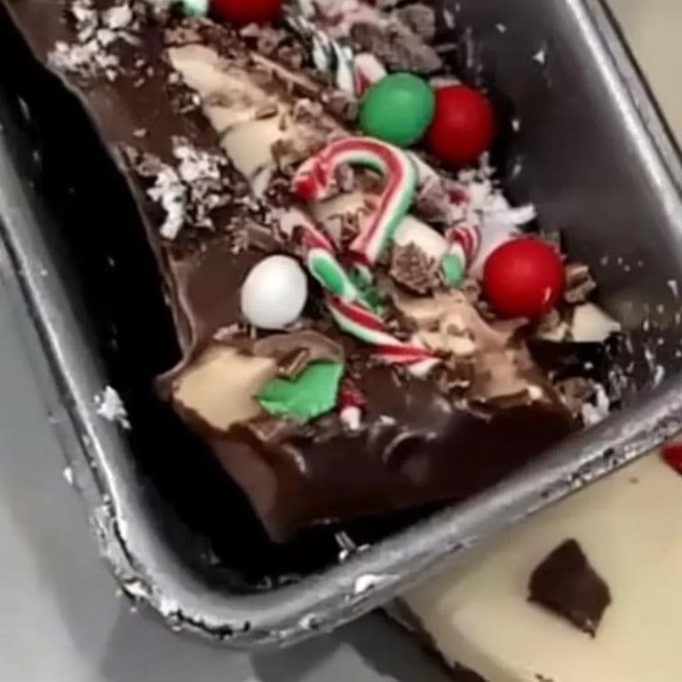 Joghurt-Weihnachts-Schokoriegel