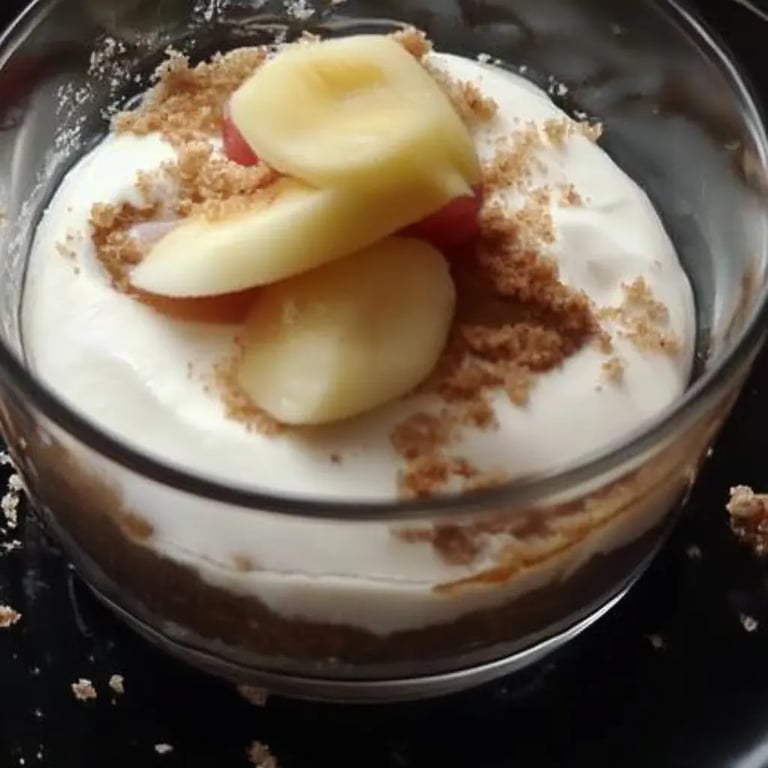 Bratapfel-Sepkulatius-Dessert