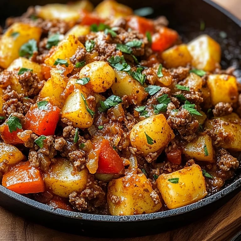 Southwest Ground Beef & Potato Skillet: An Amazing Ultimate Recipe