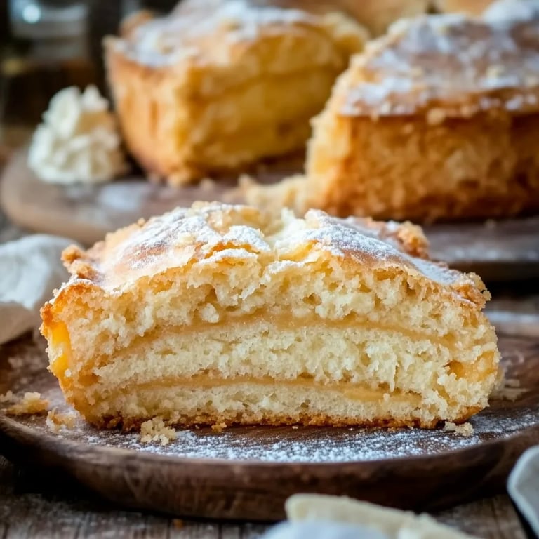 Einfacher saftiger Sandkuchen