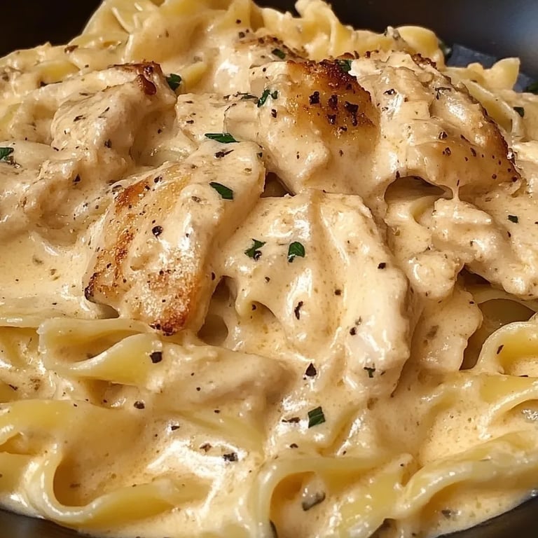 Chicken Garlic Parmesan Pasta