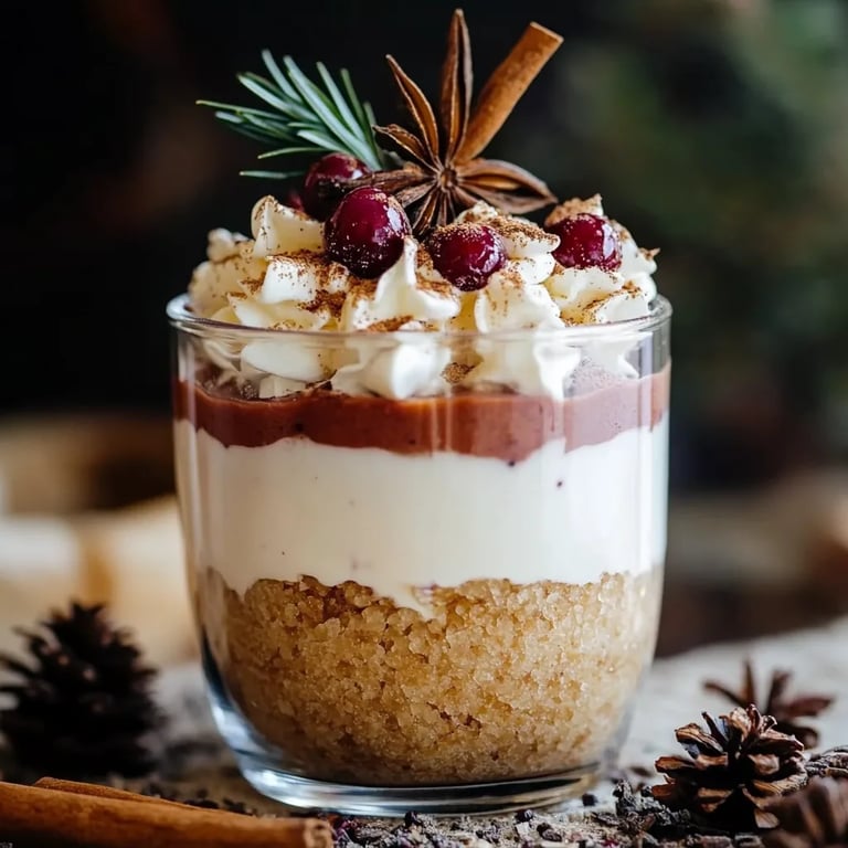 Winterlicher Gewürz-Cheesecake-Trifle