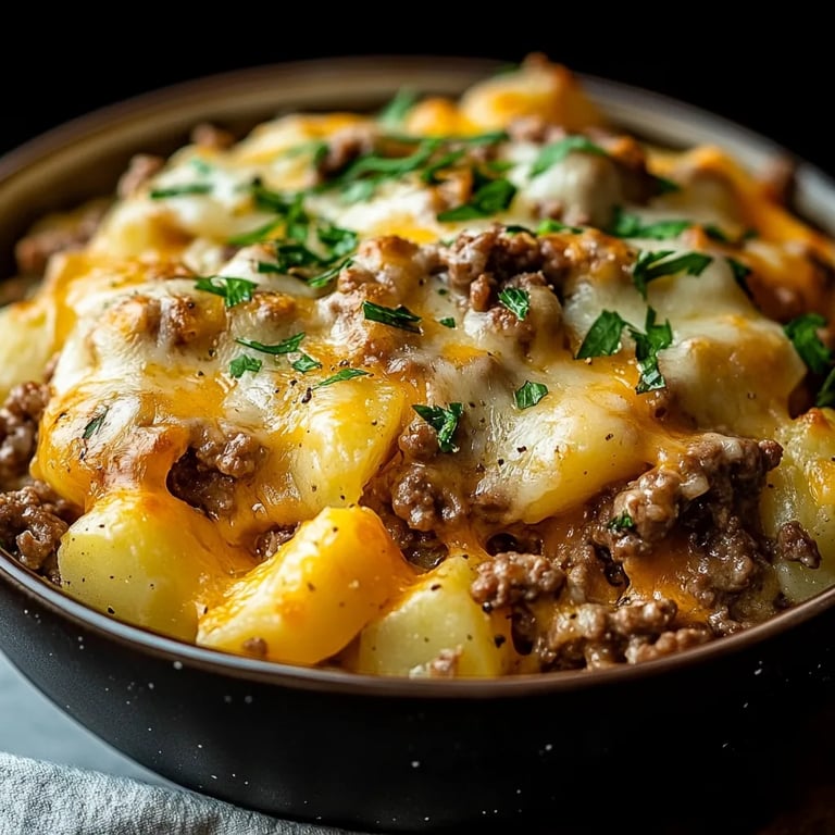 Cheesy Ground Beef & Potato Casserole: An Incredible Ultimate Recipe