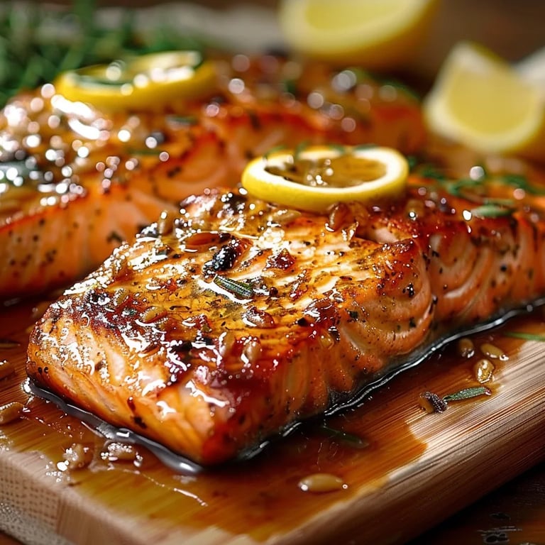 Texas Roadhouse Style Baked Salmon