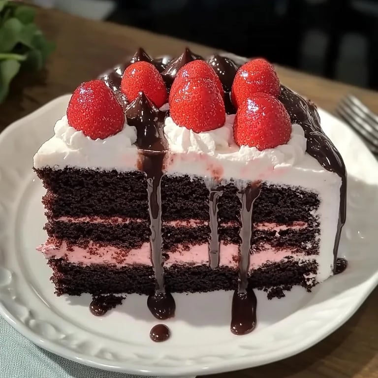 Strawberry Chocolate Cake