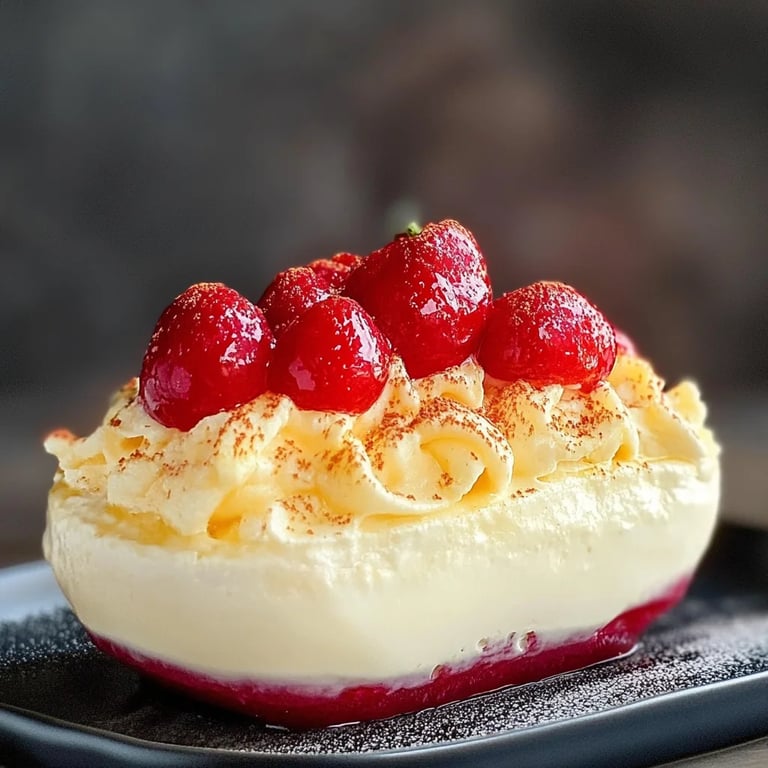 Käse-Sahne-Dessert