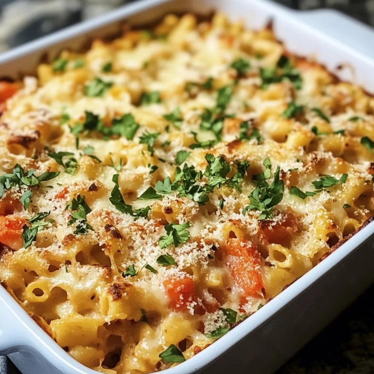 Spätzleauflauf mit Gemüse