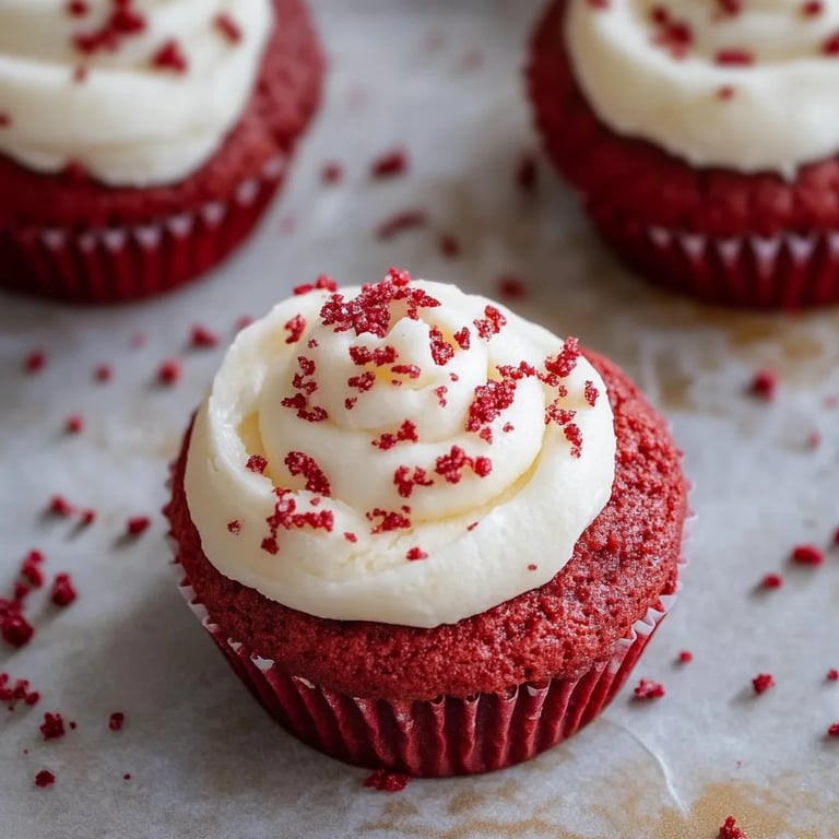 Crumbl Red Velvet Cupcake Cookies