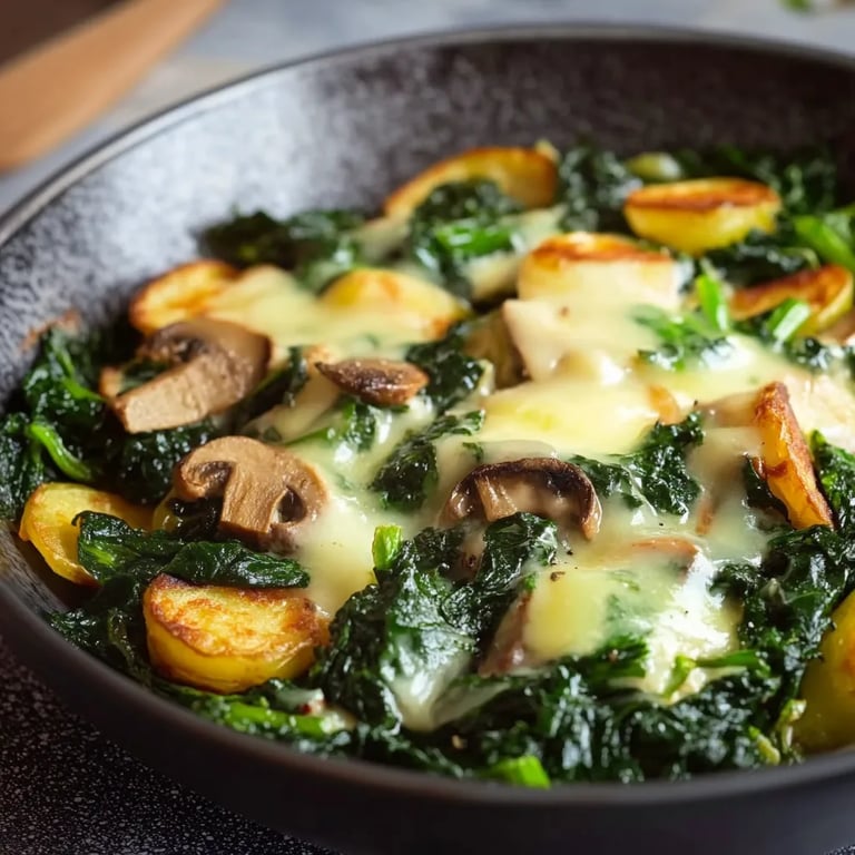 Schneller Kartoffel-Spinat-Auflauf für die ganze Familie