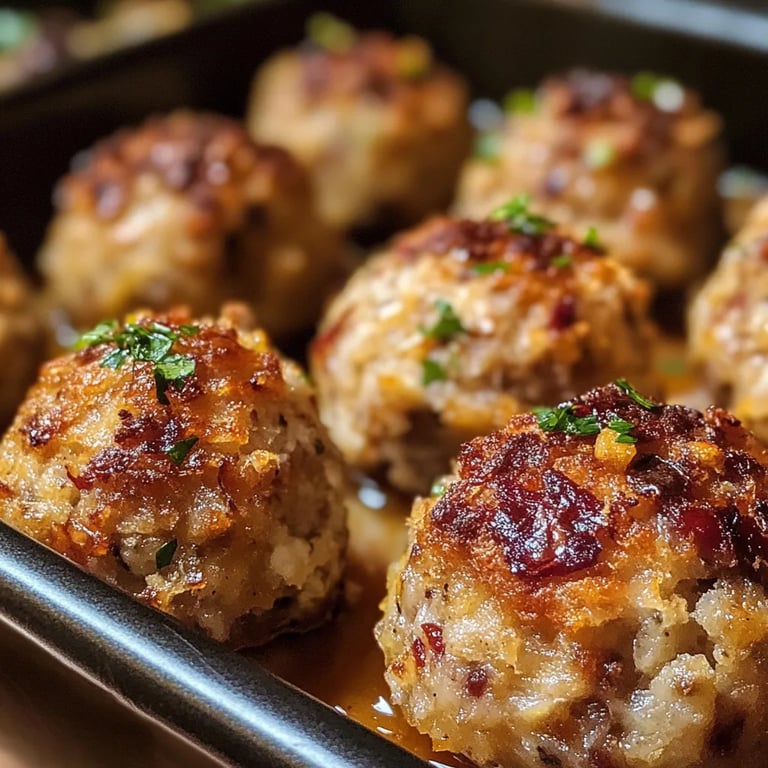 Thanksgiving Stuffing Balls
