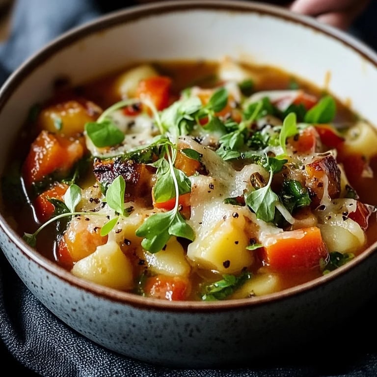 Spätzleauflauf mit Gemüse