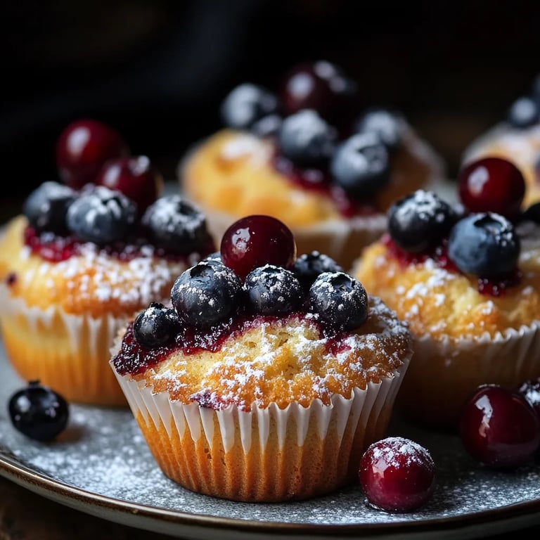 Blaubeermuffins nach Bäckereiart