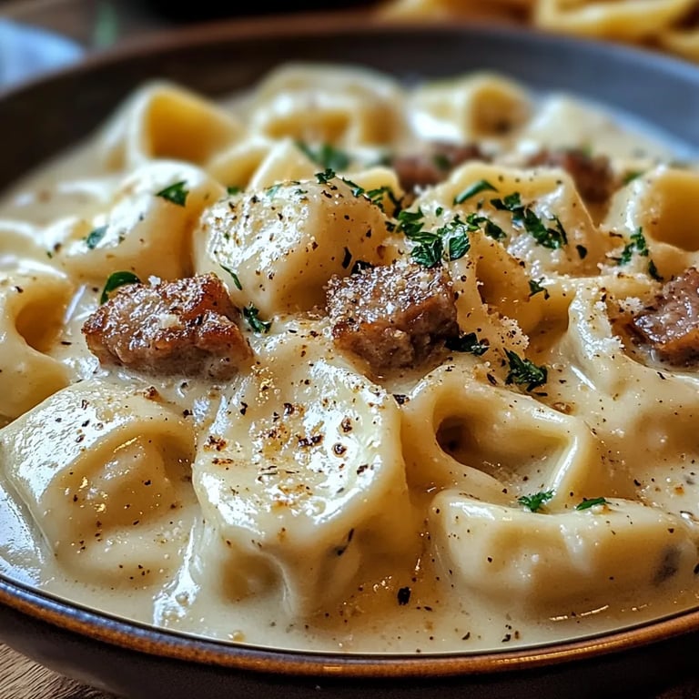 <p>Cheesesteak Tortellini in Creamy Provolone Sauce: An Incredible 5-Step Recipe</p>