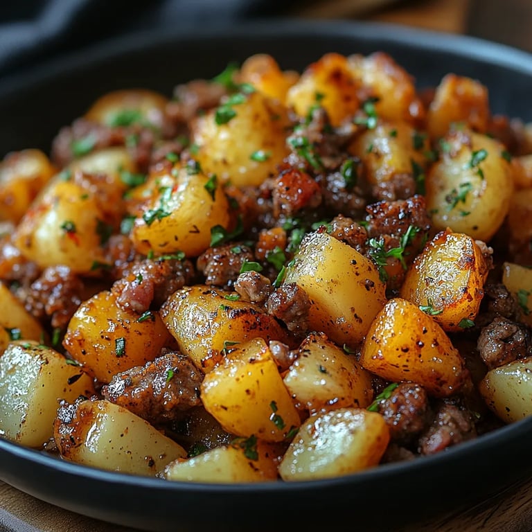 Herzhaftes Hackfleisch mit Kartoffeln: Ein Unglaublich Ultimatives Rezept für 4 Personen